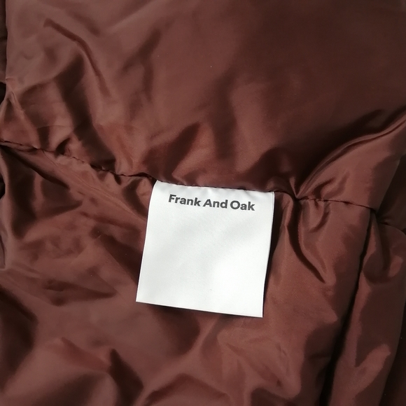 Frank And Oak Maroon Parka Small NWT - Picture 14 of 16